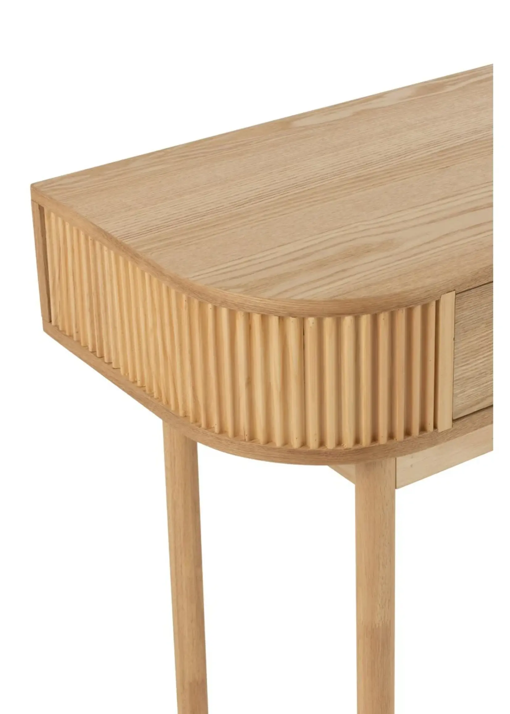 J-line  J-Line console Rond - dennenhout - naturel