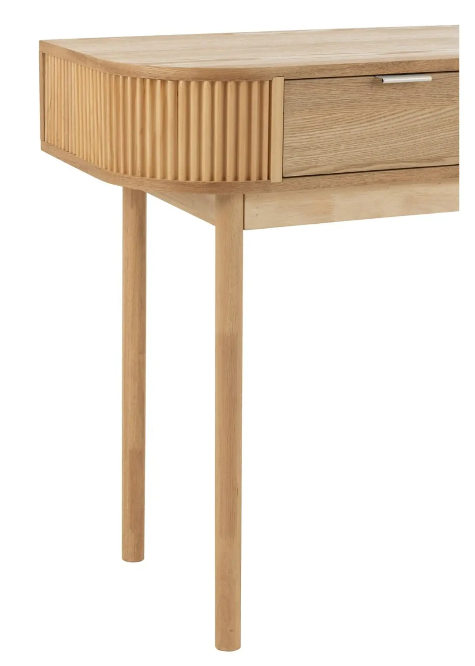 J-line  J-Line console Rond - dennenhout - naturel