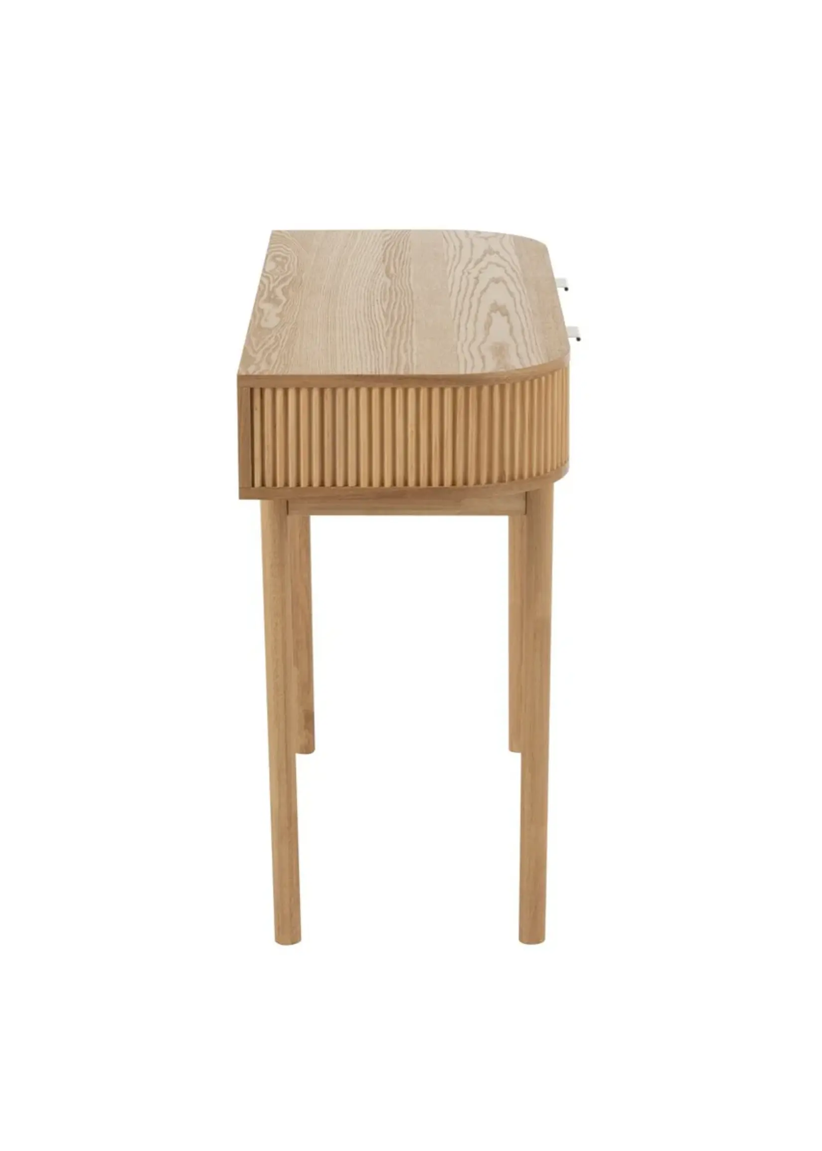 J-line  J-Line console Rond - dennenhout - naturel