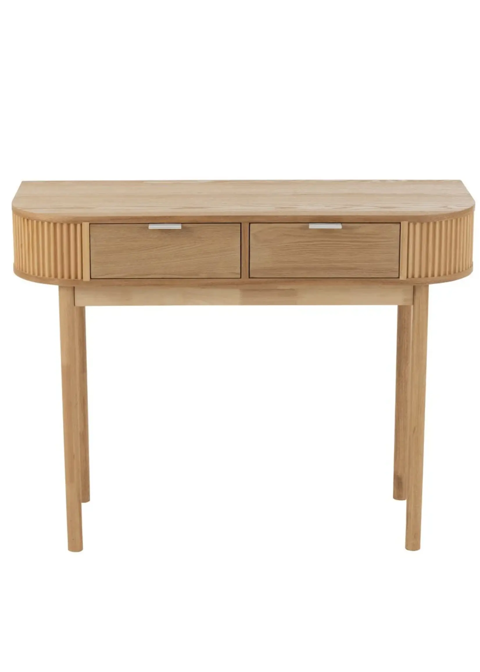 J-line  J-Line console Rond - dennenhout - naturel