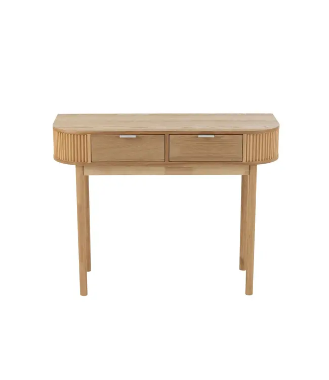 J-line  J-Line console Rond - dennenhout - naturel