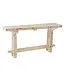 J-line  J-Line Console Brut Gerecycleerd Hout White Wash