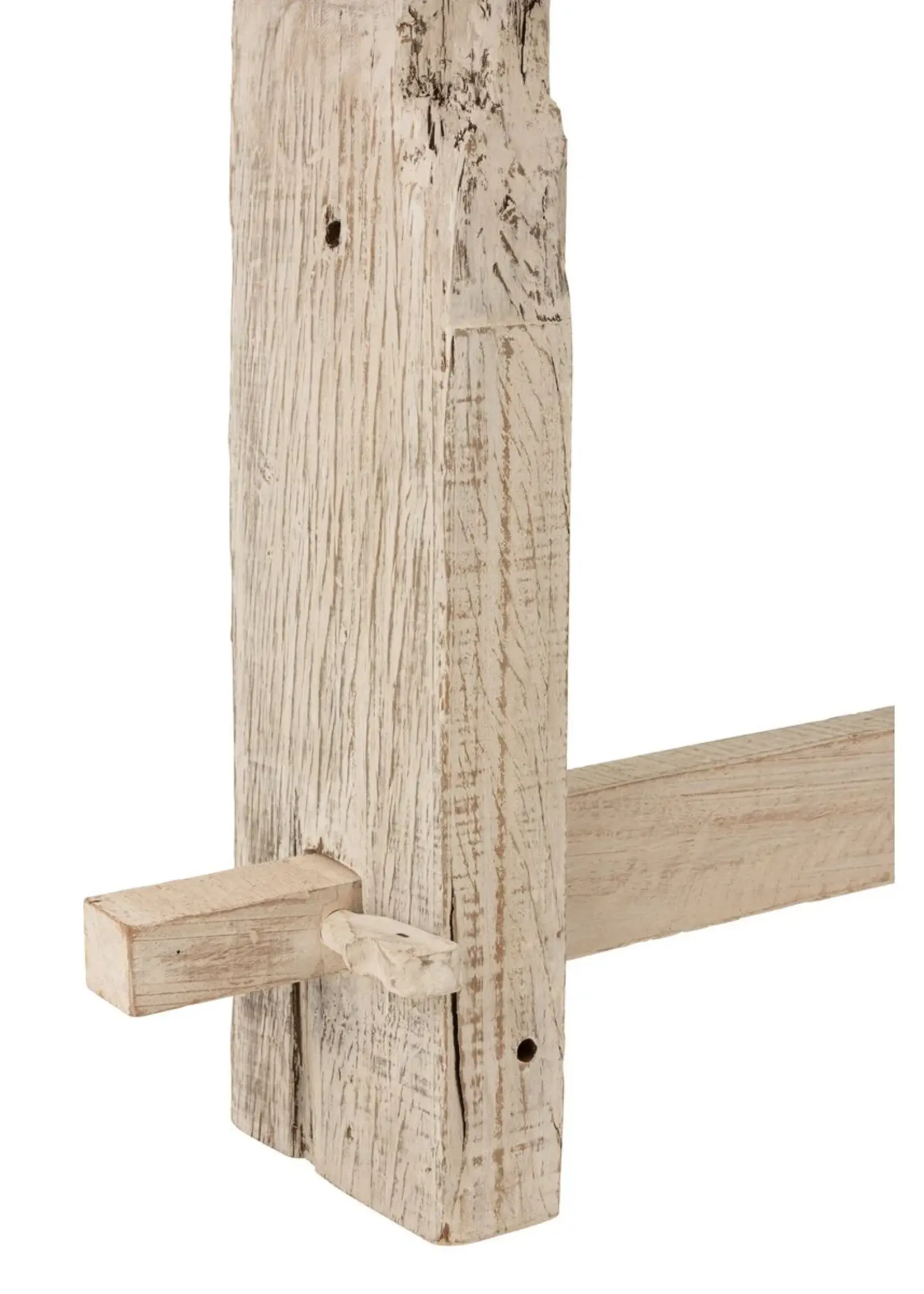 J-line  J-Line Console Brut Gerecycleerd Hout White Wash