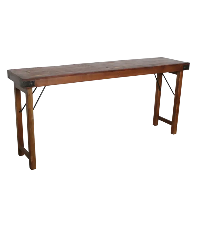 J-line  Console tafel opklapbaar bruin