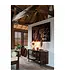 J-line  J-Line Console 2 Planken Conie Mango Hout Donker Bruin
