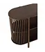 J-line  J-Line Console 2 Planken Conie Mango Hout Donker Bruin