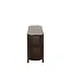 J-line  J-Line Console 2 Planken Conie Mango Hout Donker Bruin