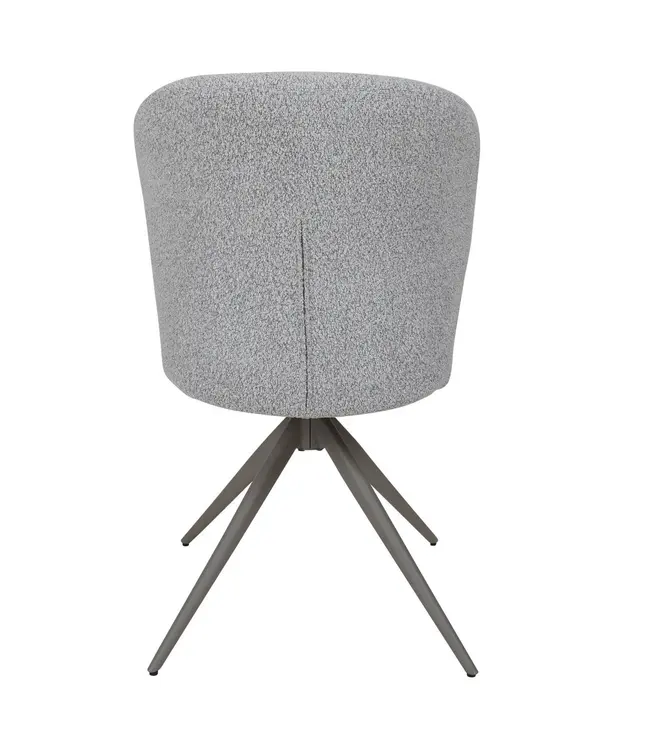 Home67 Eetkamerstoel Cosmo – Bouclé – Champagne