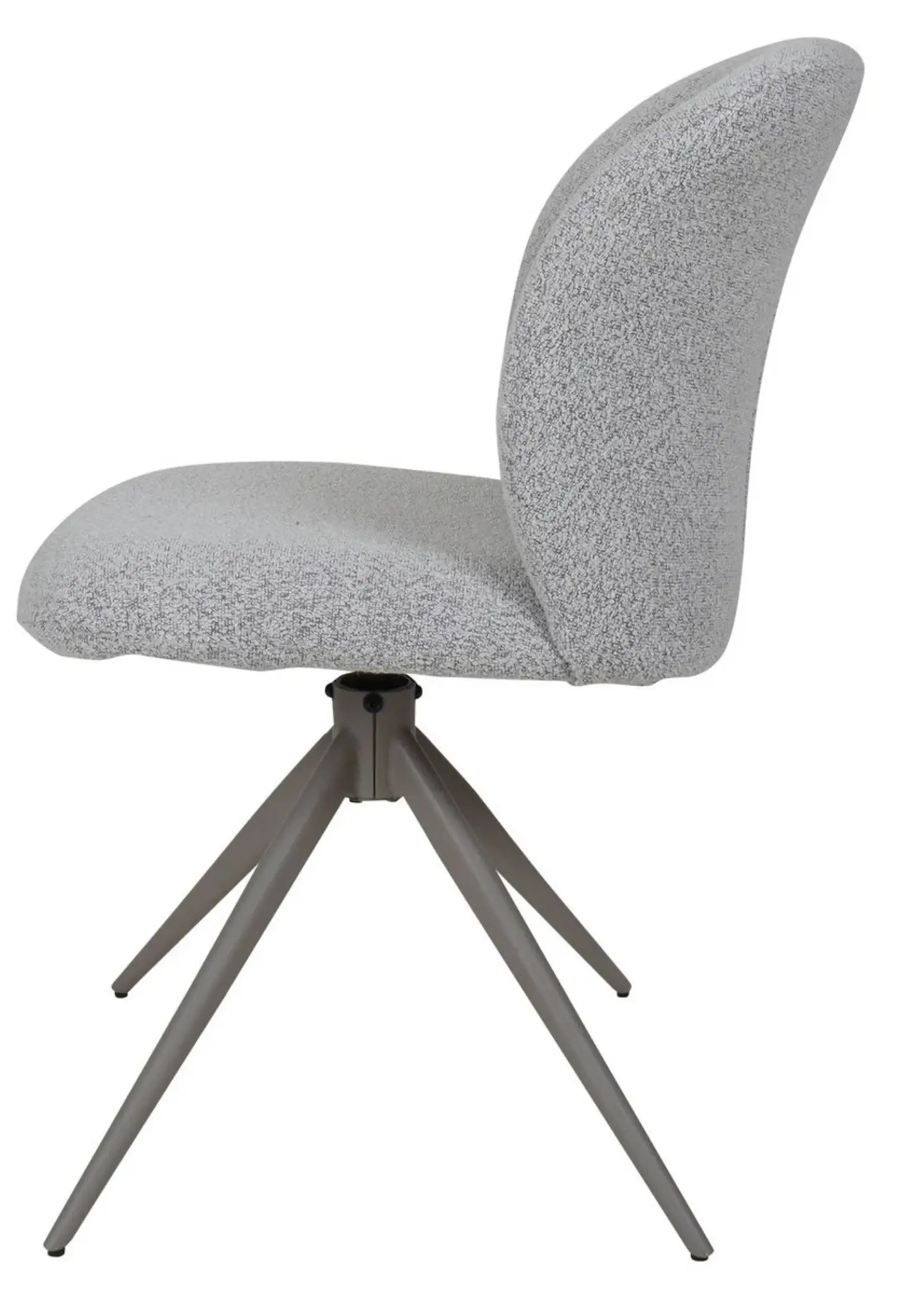 Home67 Eetkamerstoel Cosmo – Bouclé – Champagne