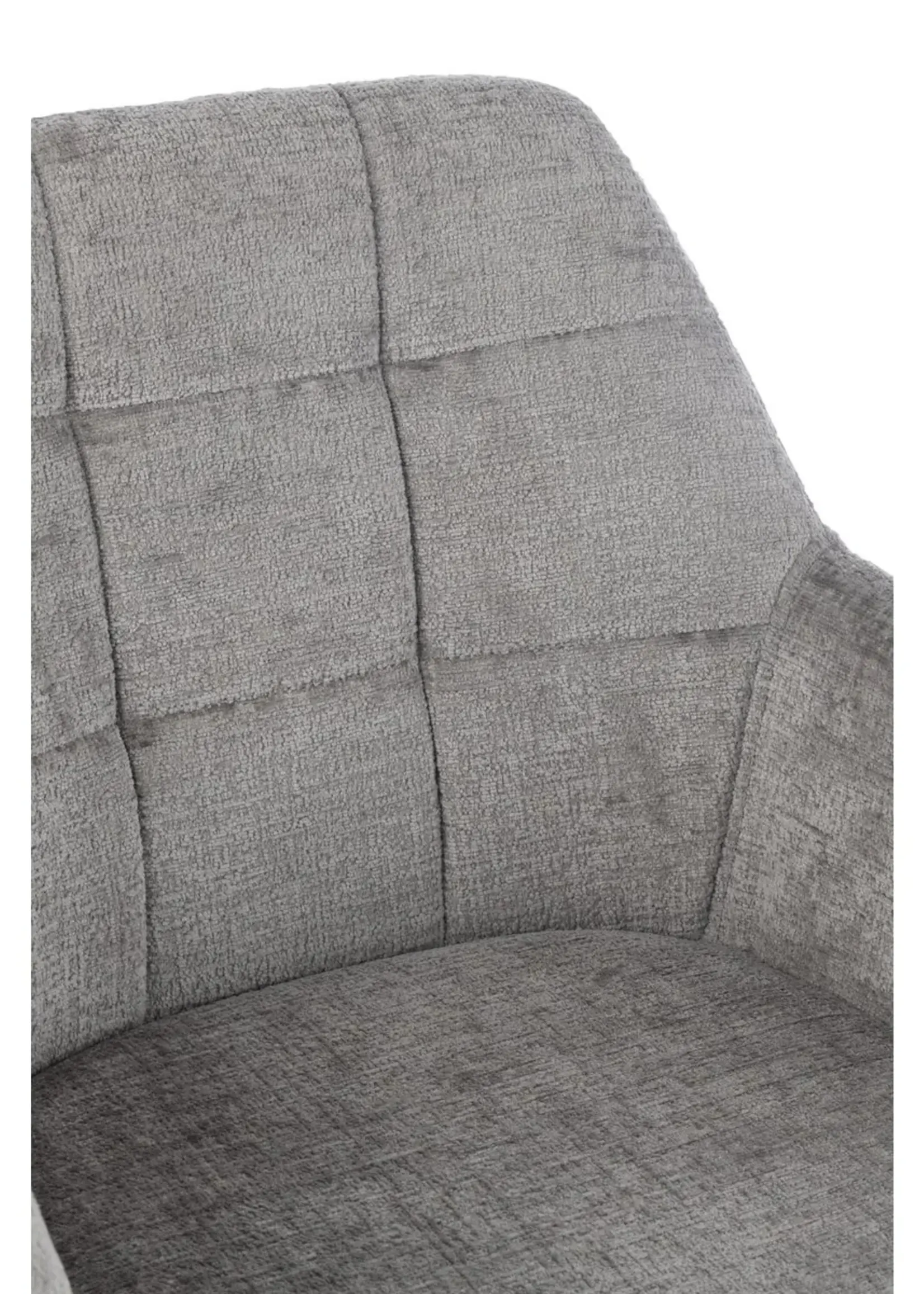 J-line  J-Line Stoel Louna Ijzer/Acryl Grijs (per 2 stuks)