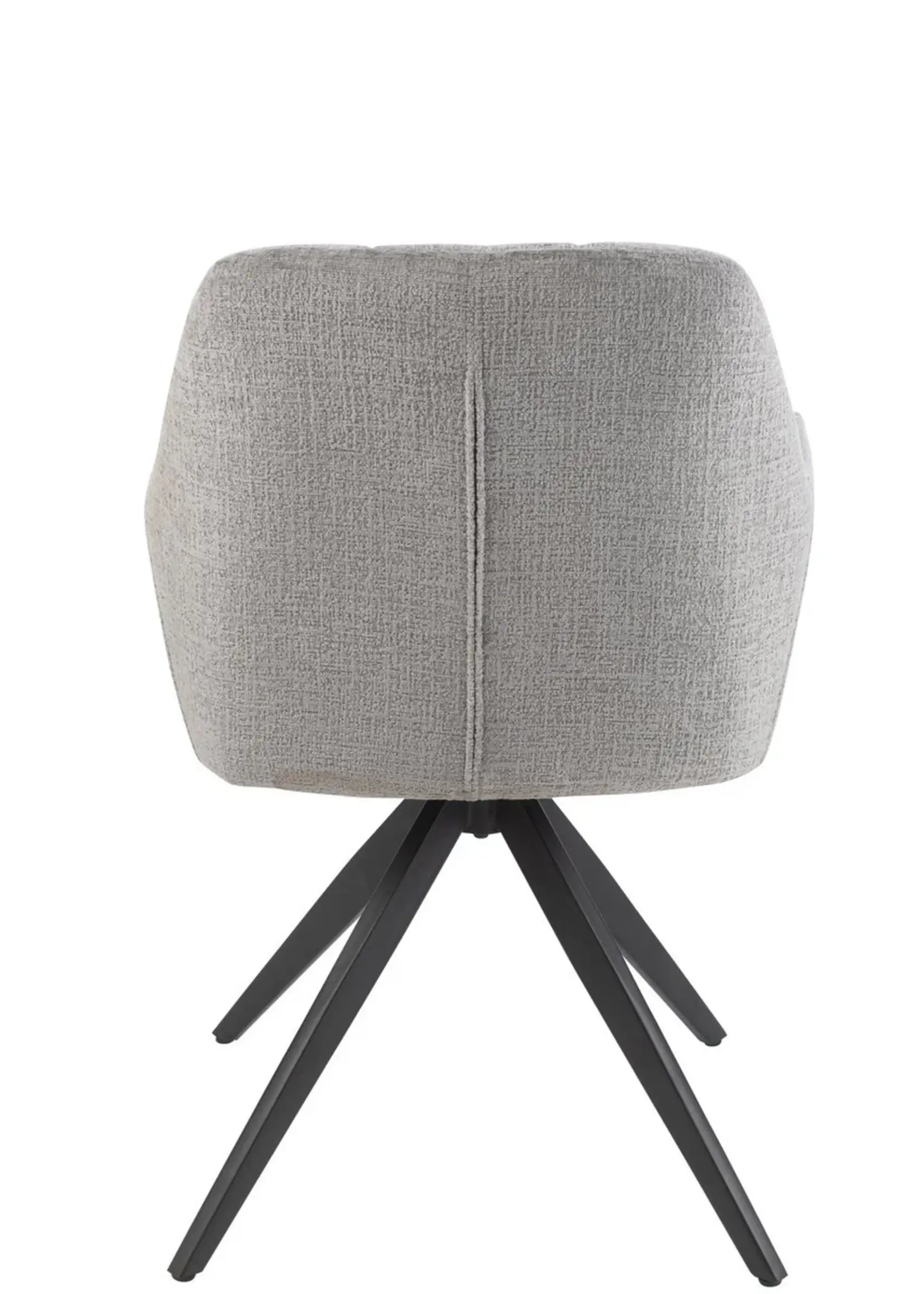 J-line  J-Line Stoel Louna Ijzer/Acryl Grijs (per 2 stuks)