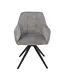 J-line  J-Line Stoel Louna Ijzer/Acryl Grijs (per 2 stuks)
