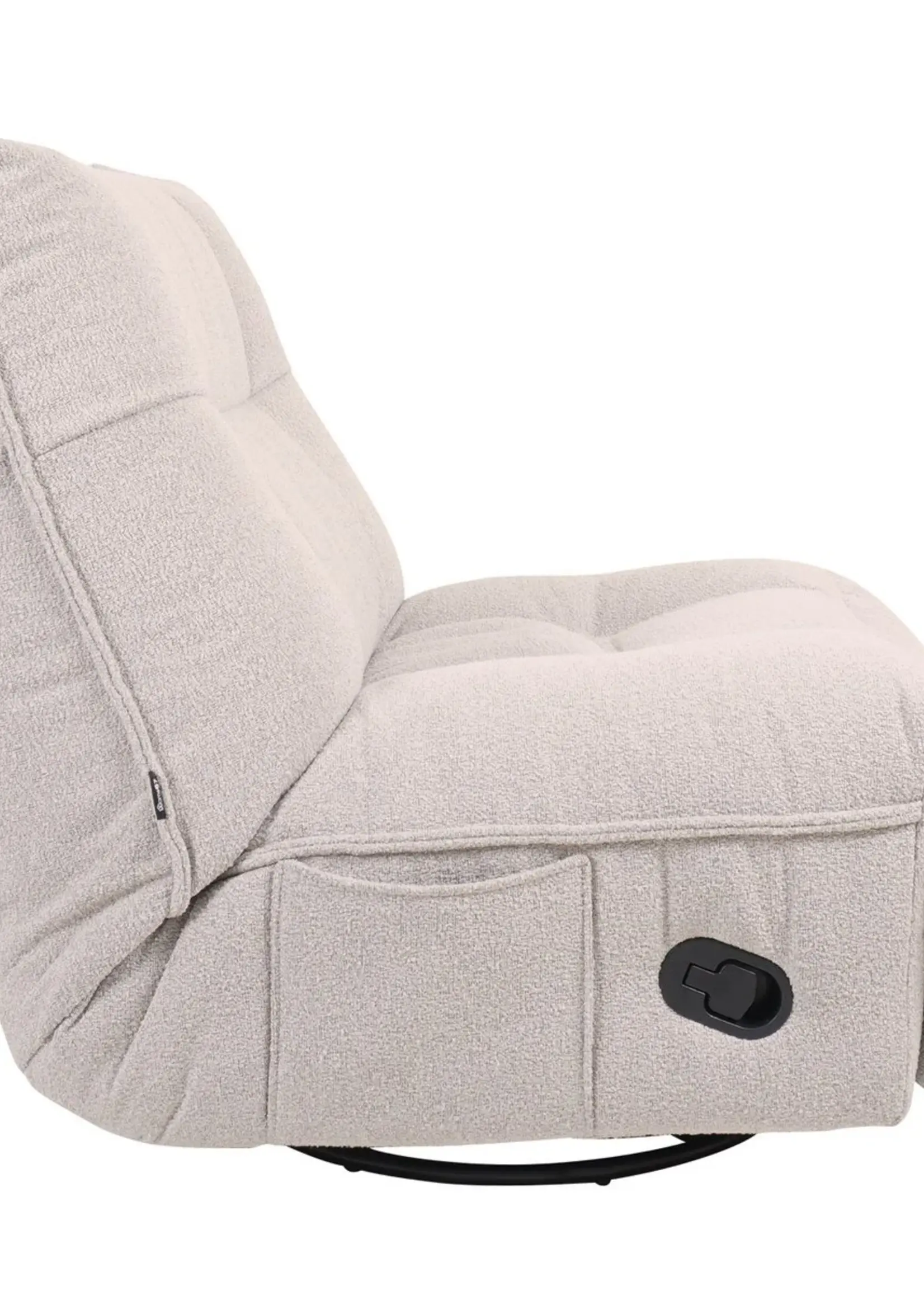 Home67 Relaxfauteuil Just Chill - Naturel Boucle