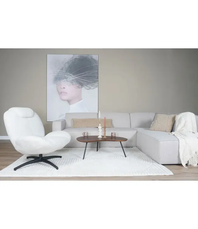 Home67 Fauteuil Lily Natural