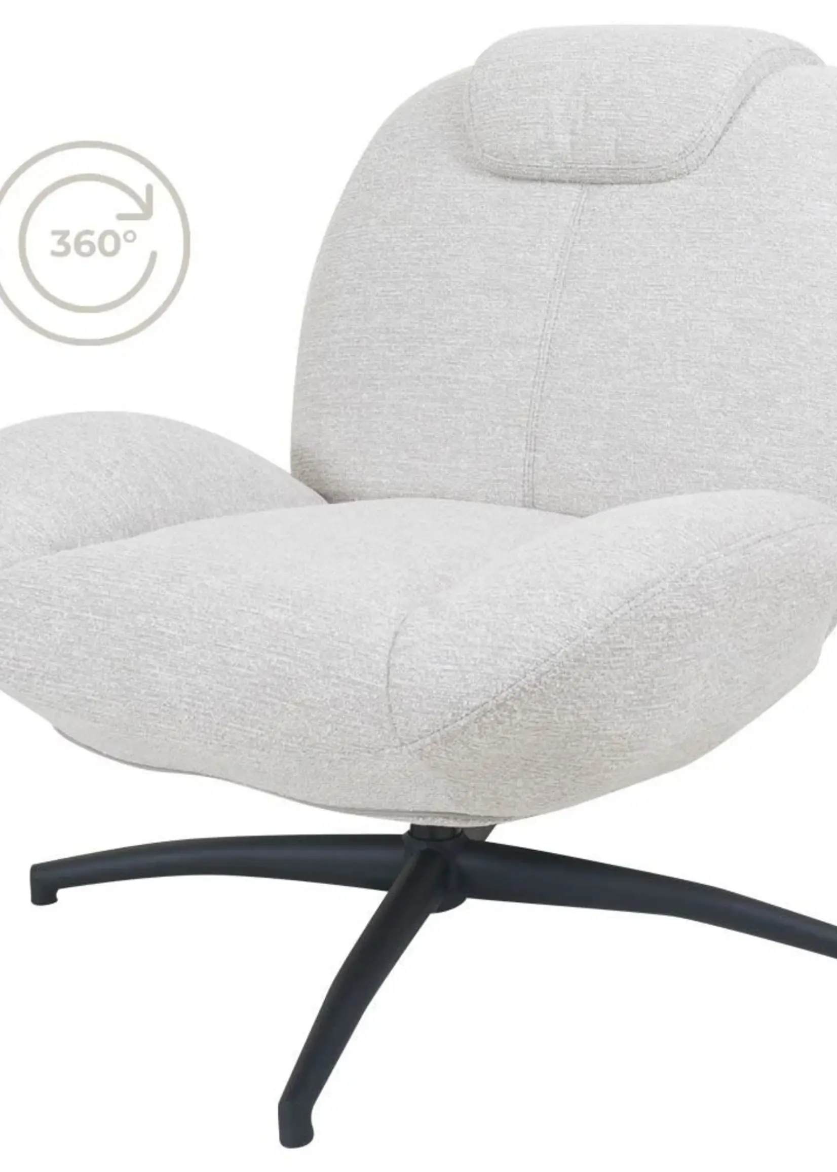 Home67 Fauteuil Lily Natural