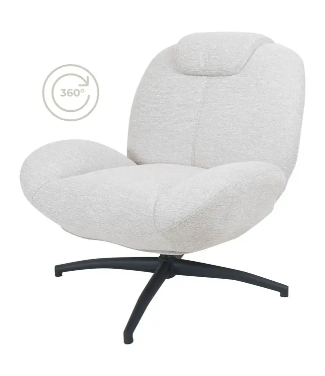 Home67 Fauteuil Lily Natural