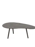 J-line  J-Line salontafel Druppel - aluminium/ijzer - zwart - small