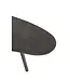 J-line  J-Line salontafel Druppel - aluminium/ijzer - zwart - small