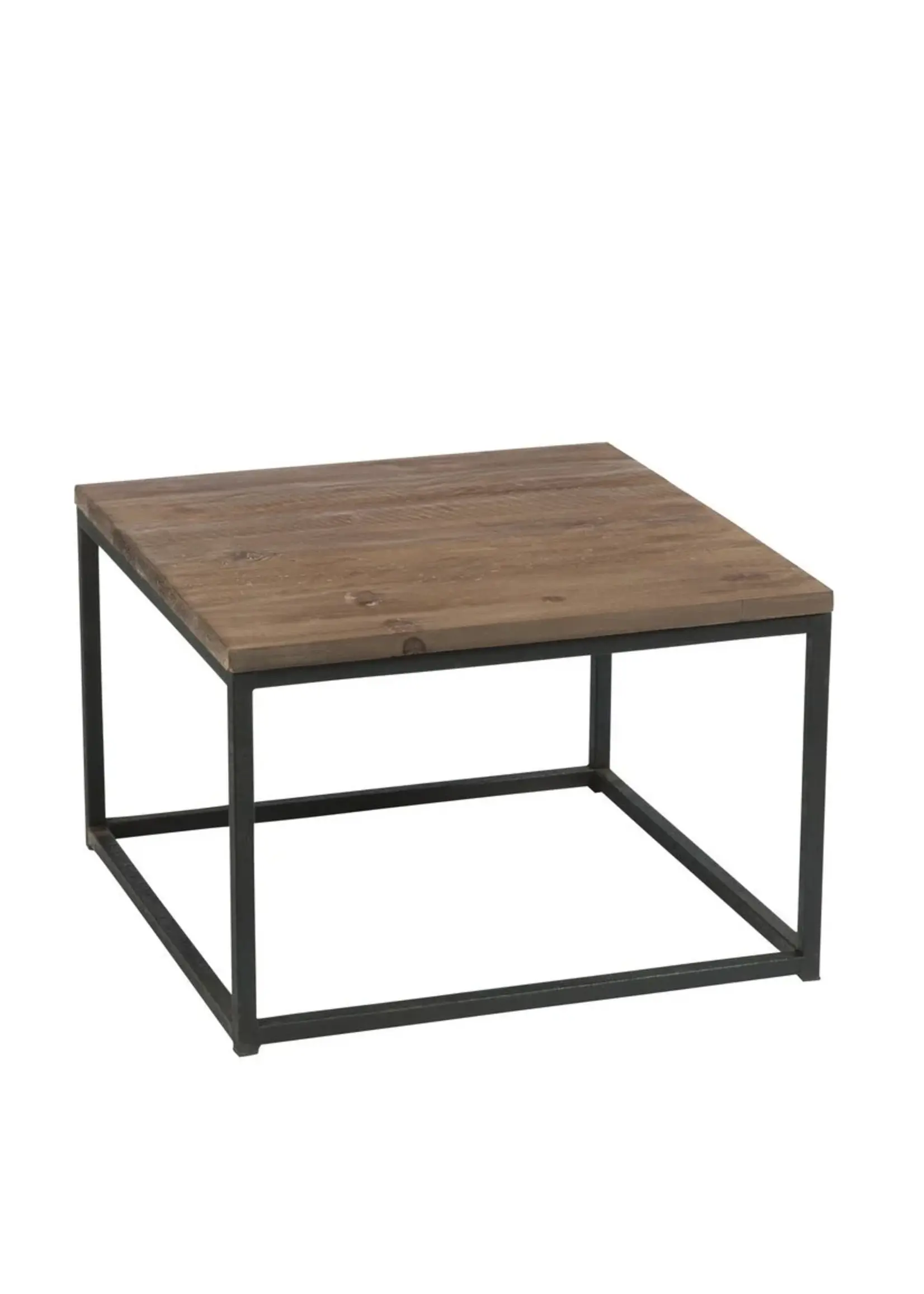 J-line  J-Line bijzettafel - hout/metaal - bruin/zwart
