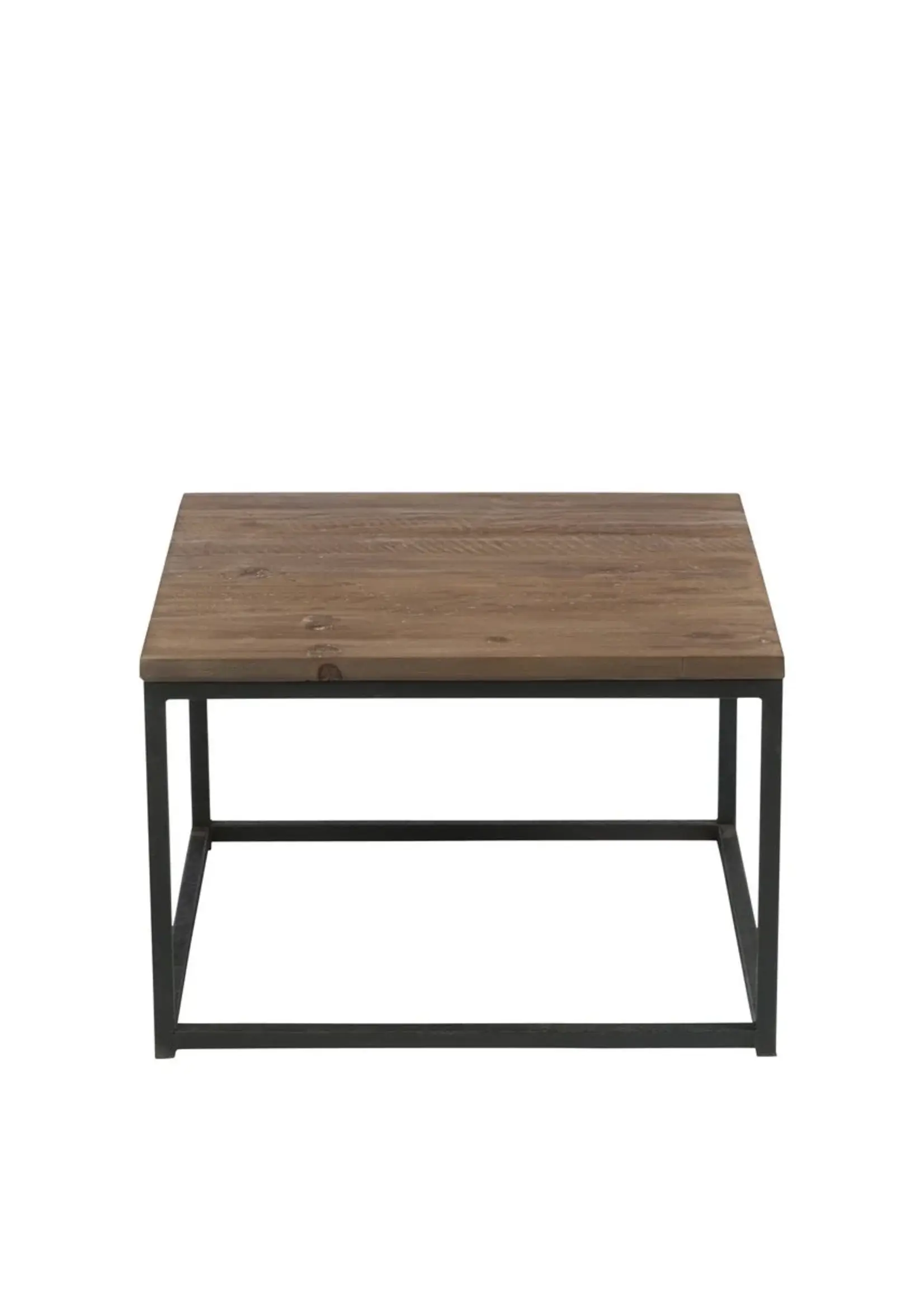 J-line  J-Line bijzettafel - hout/metaal - bruin/zwart