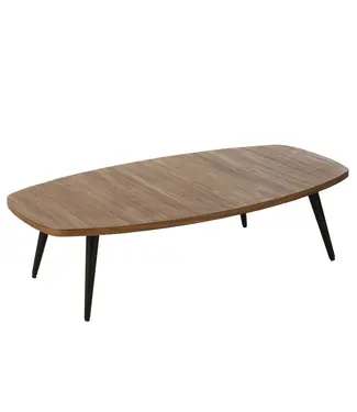 J-line  J-Line Salontafel Rechthoekig Gerecycleerd Teak Naturel