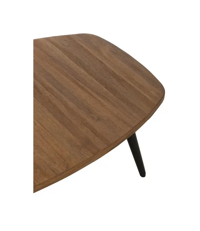 J-line  J-Line Salontafel Rechthoekig Gerecycleerd Teak Naturel