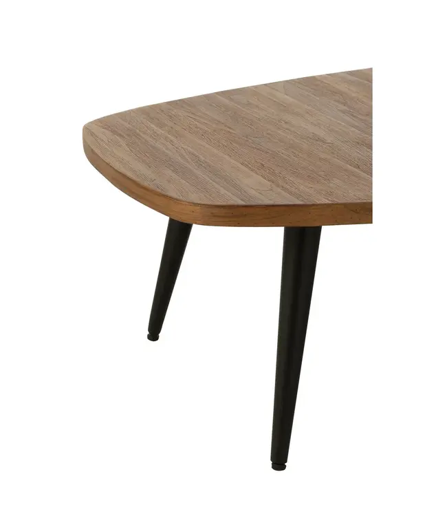J-line  J-Line Salontafel Rechthoekig Gerecycleerd Teak Naturel