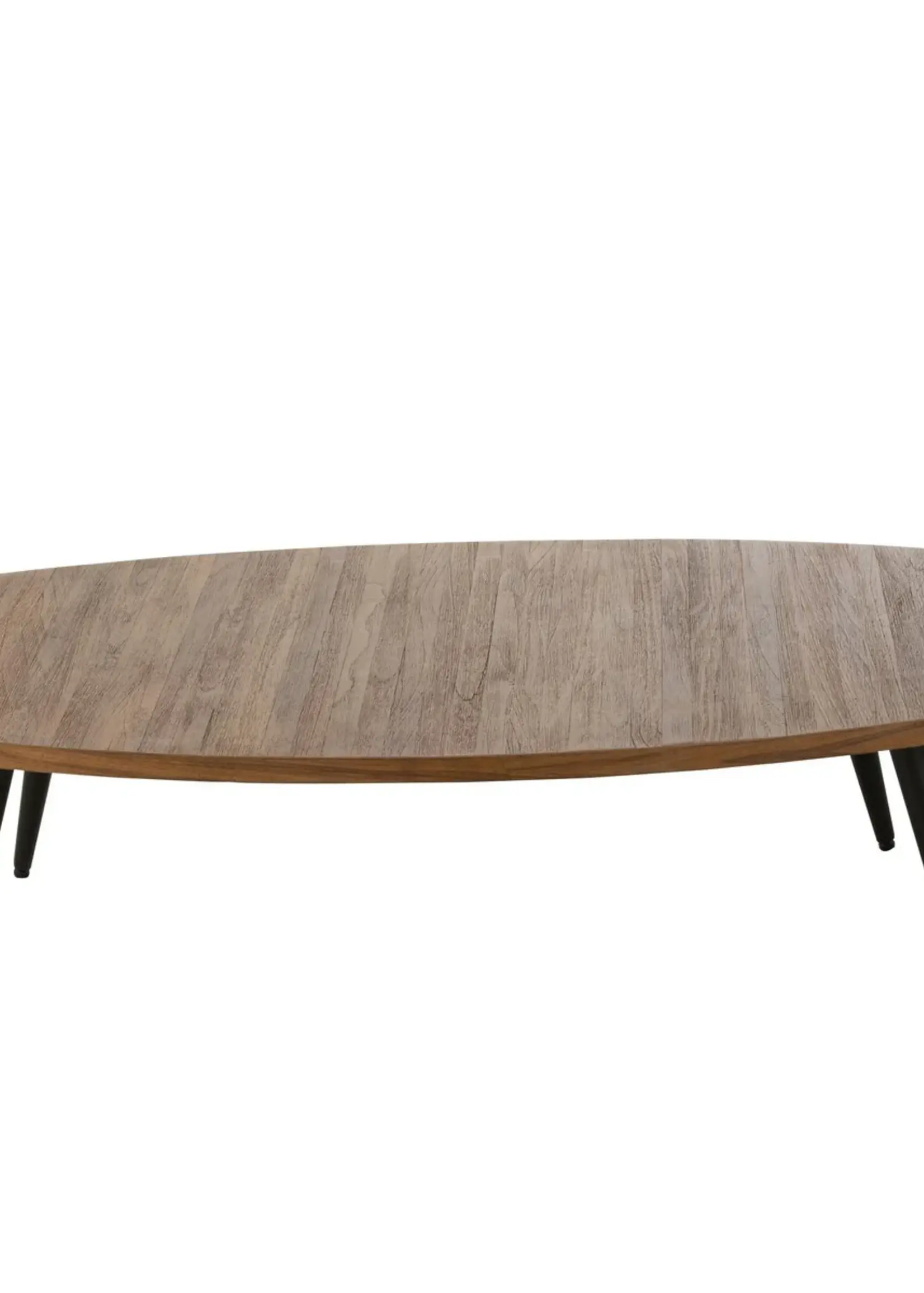 J-line  J-Line Salontafel Rechthoekig Gerecycleerd Teak Naturel
