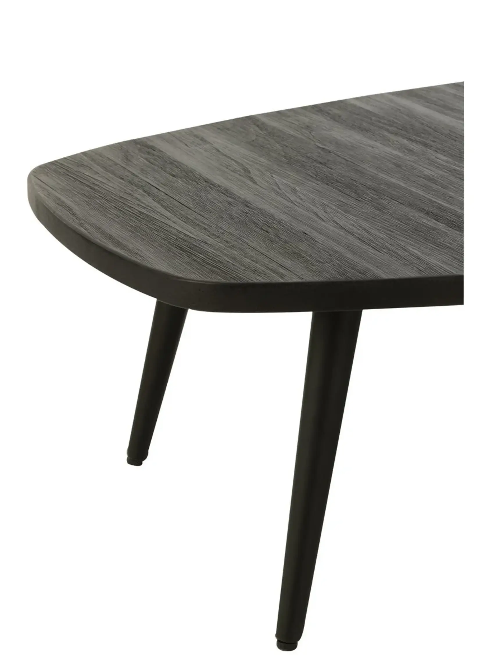 J-line  J-Line bijzettafel Rechthoekig - hout - zwart