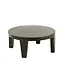 J-line  J-Line Salontafel Rond Mango Hout Matte Zwart