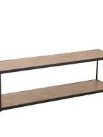 J-line  J-Line salontafel Zigzag Rechthoek - hout/metaal - naturel/zwart