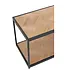 J-line  J-Line salontafel Zigzag Rechthoek - hout/metaal - naturel/zwart
