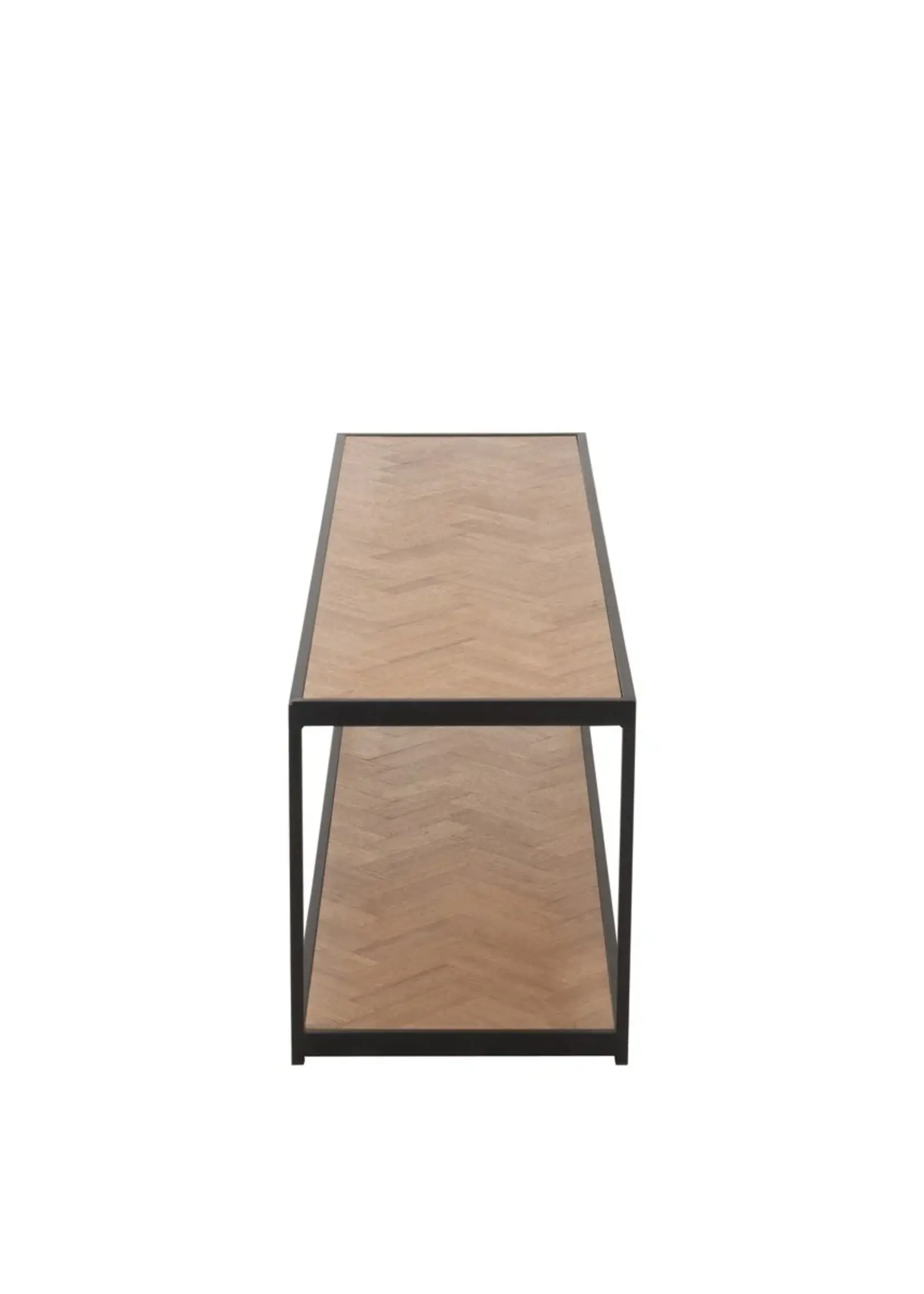 J-line  J-Line salontafel Zigzag Rechthoek - hout/metaal - naturel/zwart