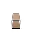 J-line  J-Line salontafel Zigzag Rechthoek - hout/metaal - naturel/zwart