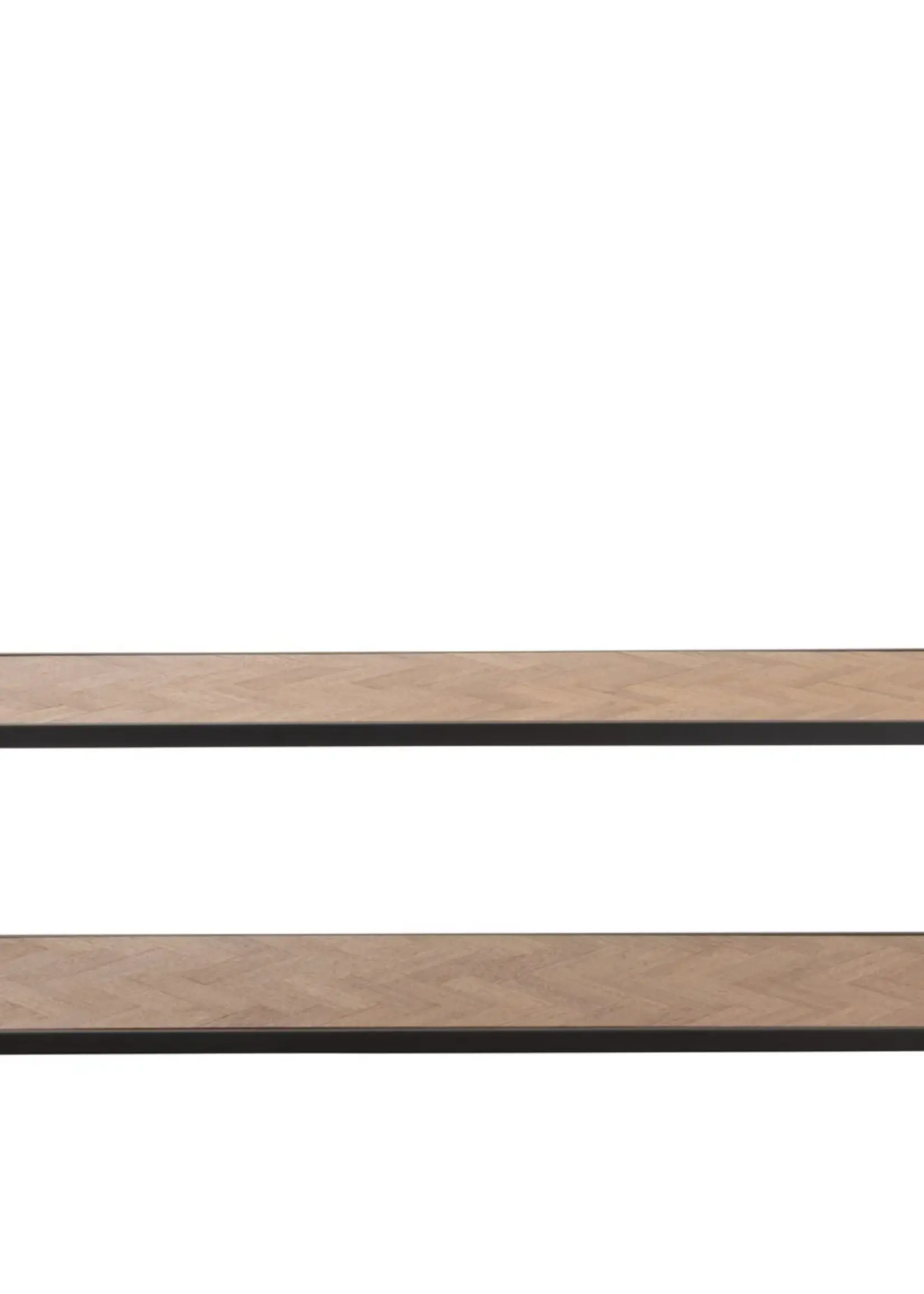 J-line  J-Line salontafel Zigzag Rechthoek - hout/metaal - naturel/zwart