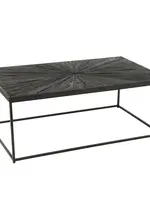 J-line  J-Line salontafel Shanil - hout/ijzer - zwart