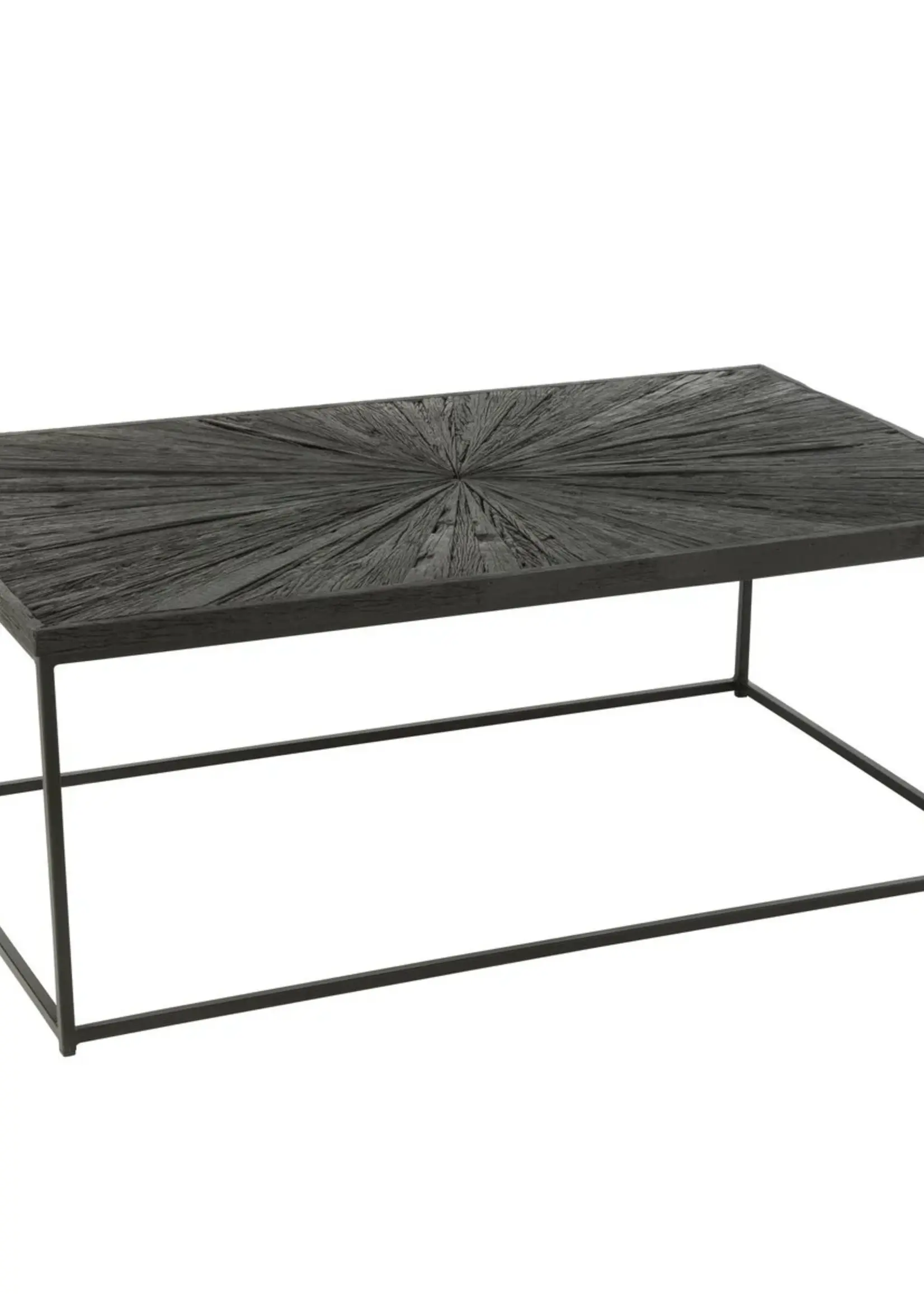 J-line  J-Line salontafel Shanil - hout/ijzer - zwart
