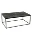 J-line  J-Line salontafel Shanil - hout/ijzer - zwart