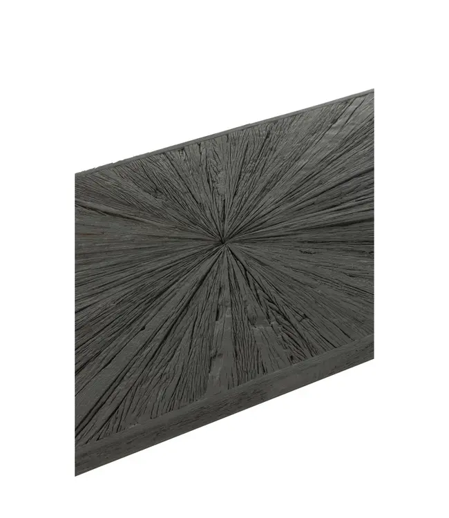 J-line  J-Line salontafel Shanil - hout/ijzer - zwart