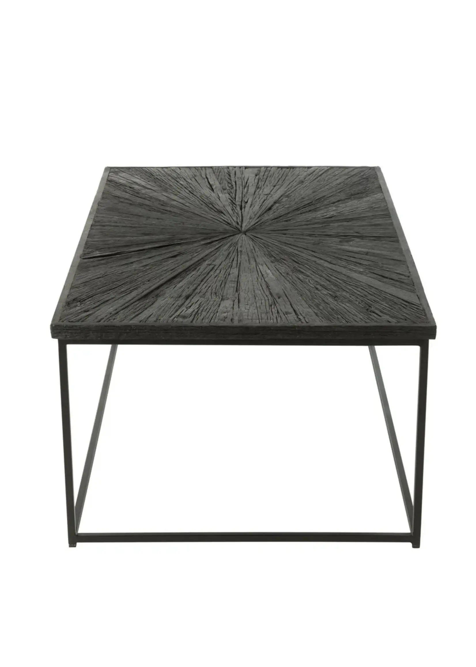 J-line  J-Line salontafel Shanil - hout/ijzer - zwart
