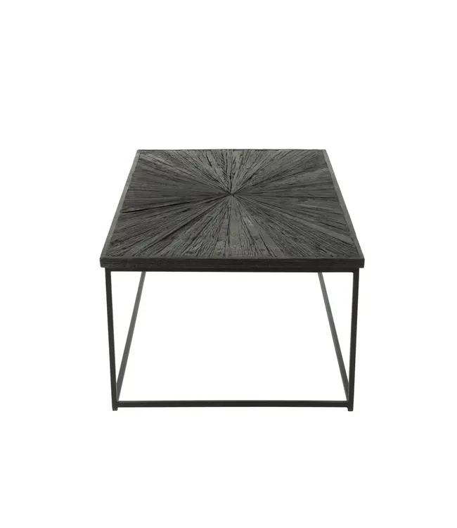 J-line  J-Line salontafel Shanil - hout/ijzer - zwart