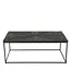 J-line  J-Line salontafel Shanil - hout/ijzer - zwart