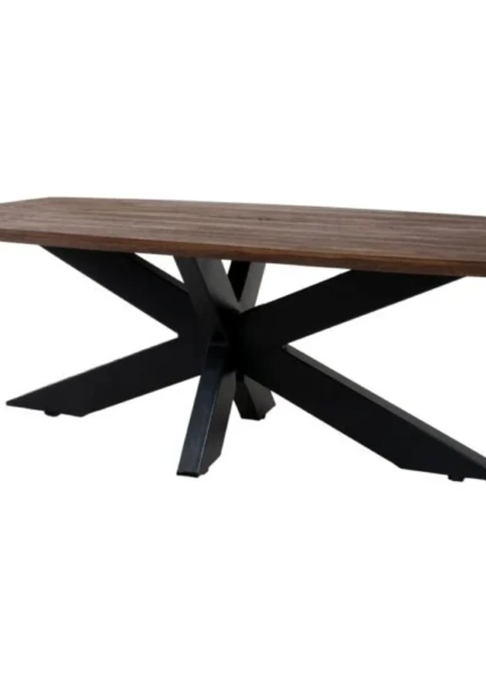 Home67 Salontafel Felix – Espresso Mangohout – 120 x 55 cm