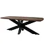 Home67 Salontafel Felix – Espresso Mangohout – 120 x 55 cm