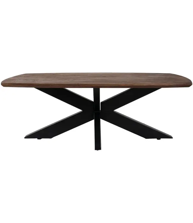 Home67 Salontafel Felix – Espresso Mangohout – 120 x 55 cm
