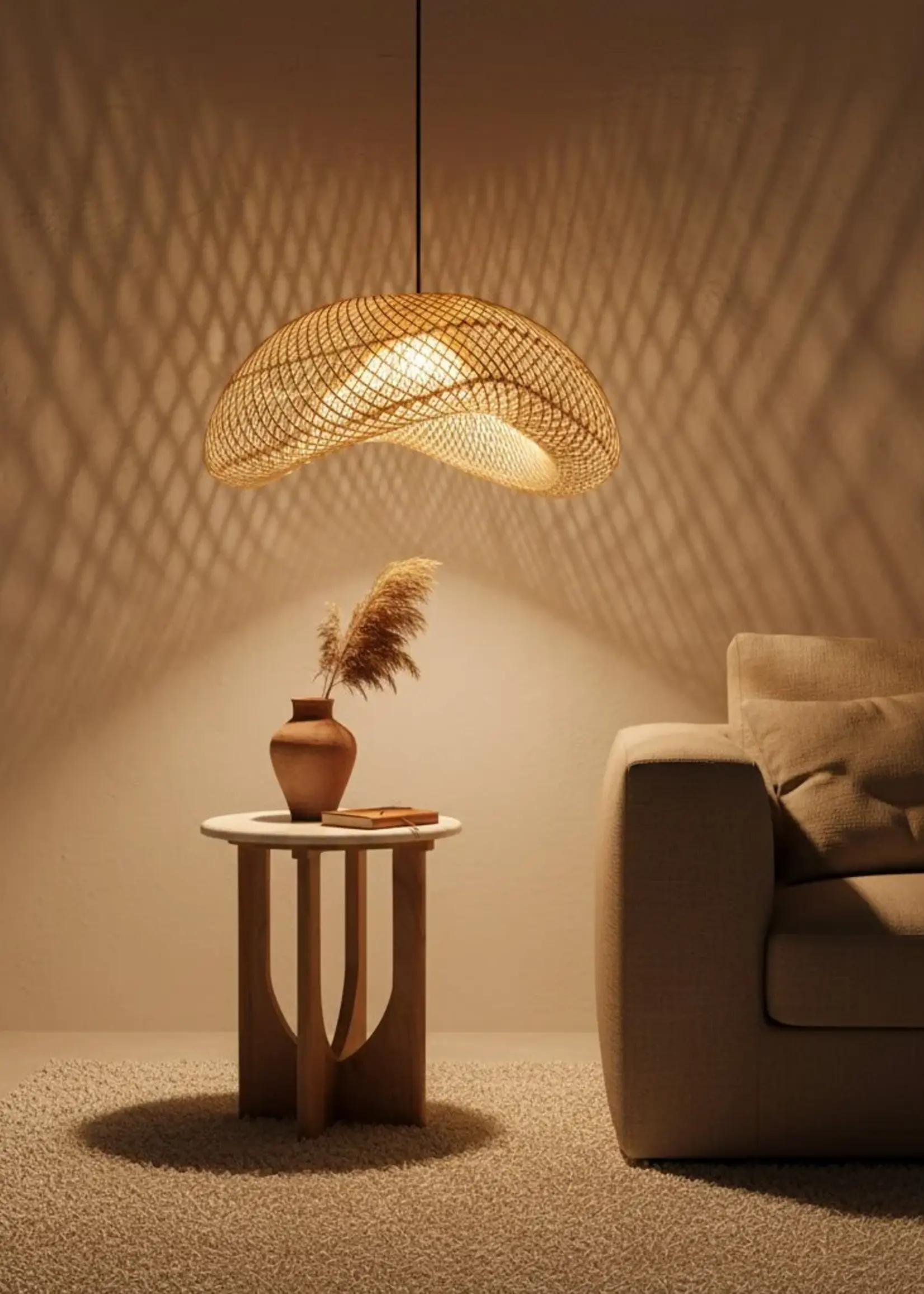 Raw materials Maze hanglamp Organic XL