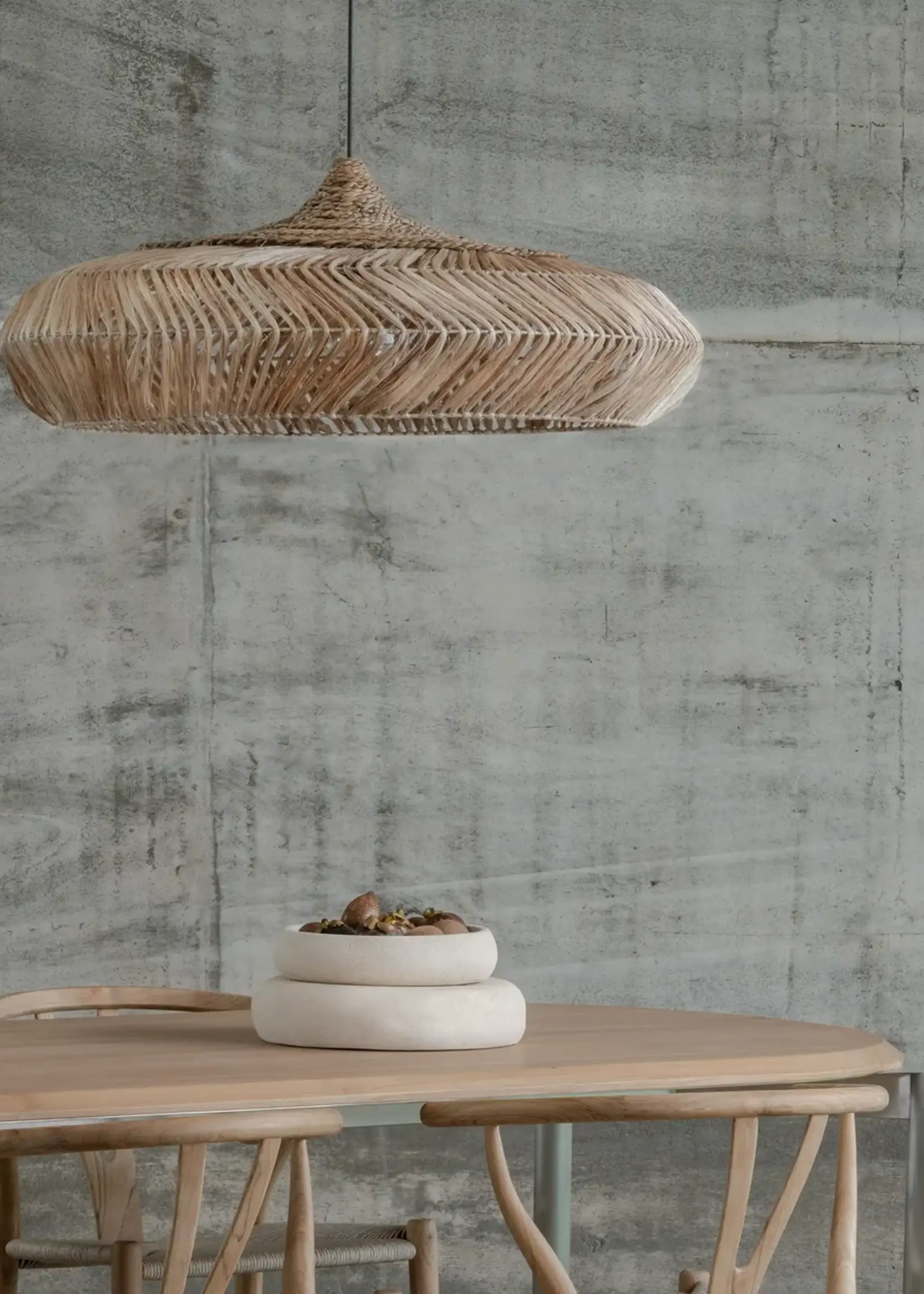 Linosa hanglamp - naturel abaca - ⌀ 75 cm