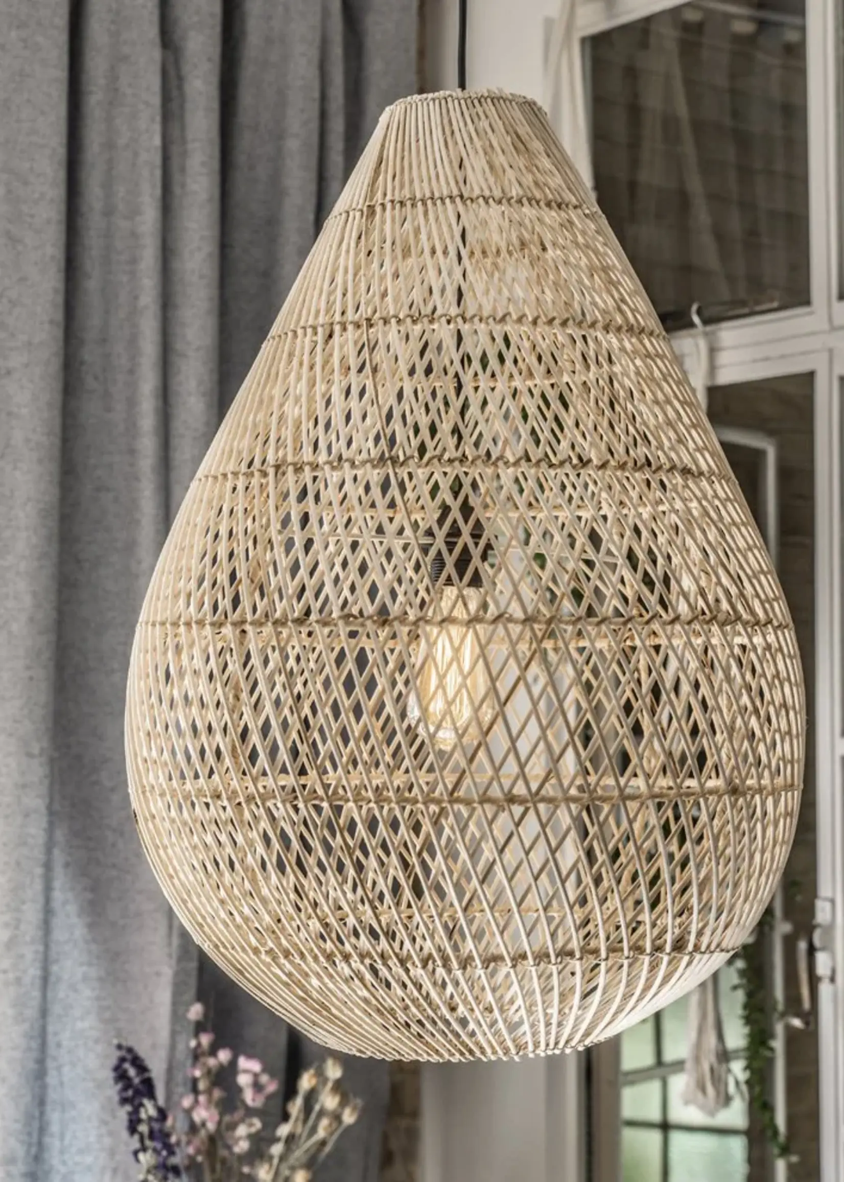 Raw materials Maze hanglamp druppel naturel
