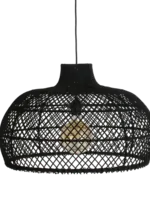 Raw materials Maze hanglamp zwart large
