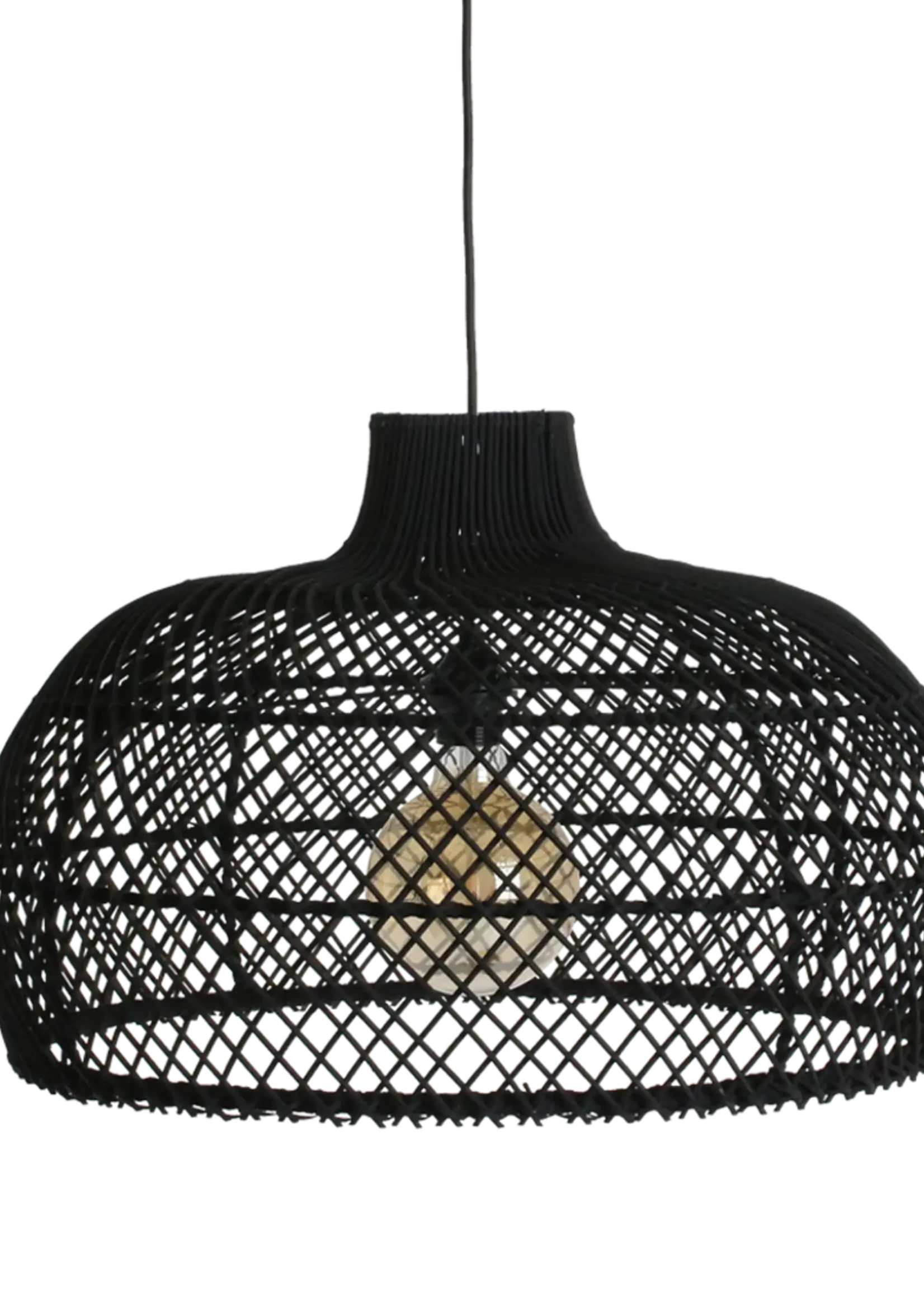 Raw materials Maze hanglamp zwart large